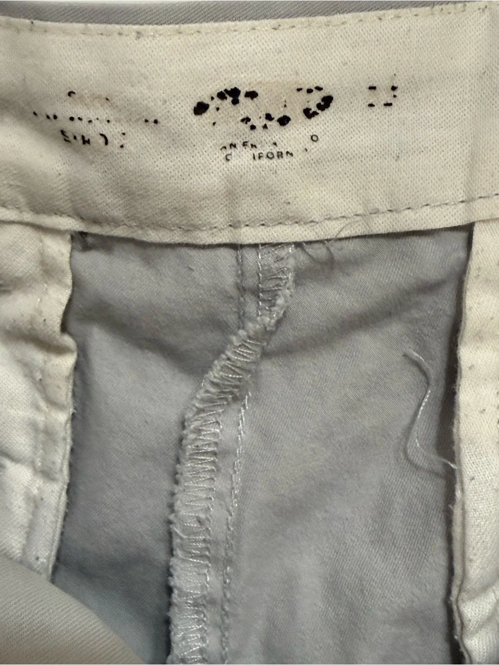 Old Navy Ultimate Slim Chino Shorts Palm Trees Gray Cotton 10” Inseam W33